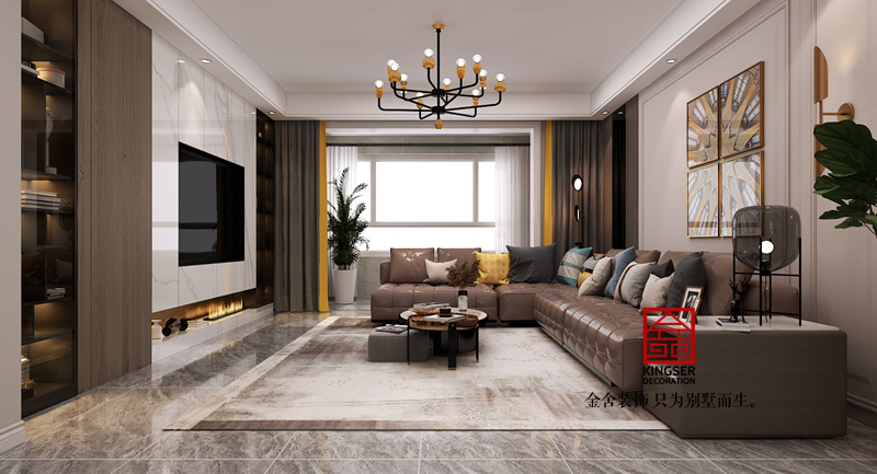 東南智匯城-現(xiàn)代風(fēng)格-客廳設(shè)計效果圖