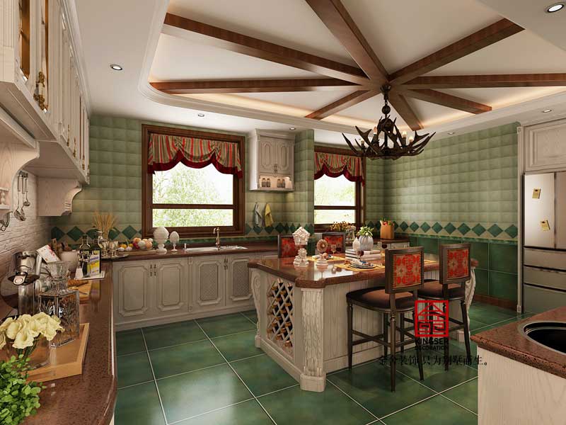 簡約美式別墅裝修效果圖