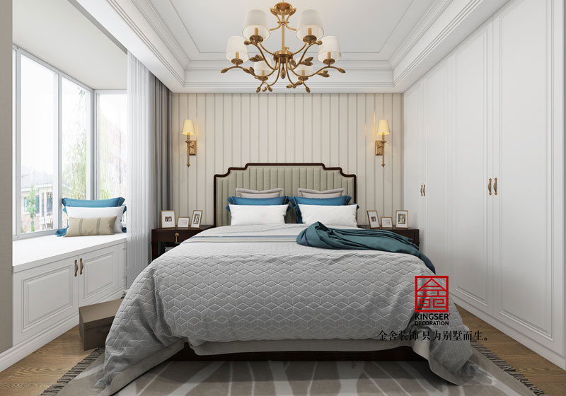 東南智匯城-四室兩廳-美式-臥室效果圖