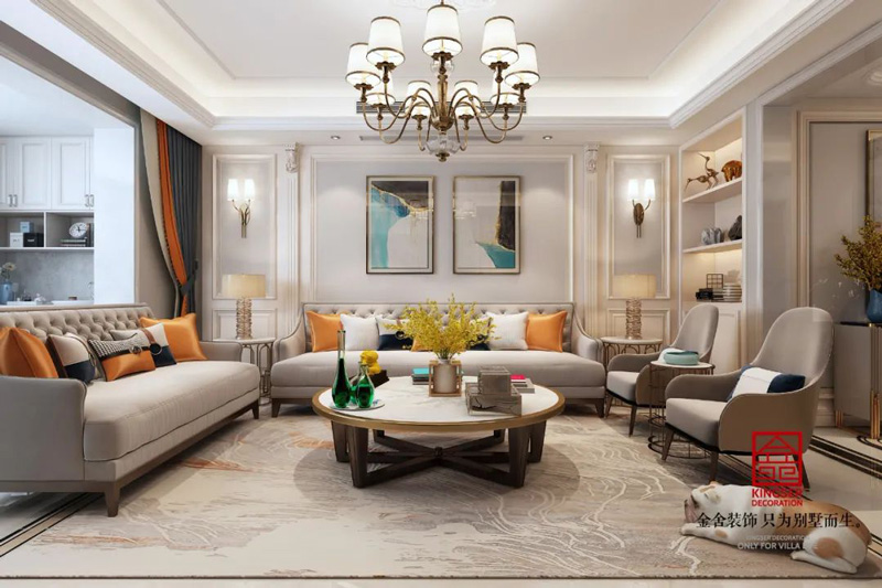 東南智匯城-現代輕奢-客廳效果圖