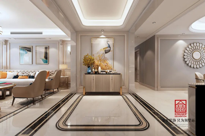 東南智匯城-現代輕奢-玄關效果圖