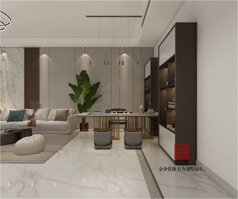 西山林語-極簡風格-別墅裝修效果圖