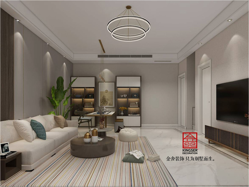 西山林語-極簡風格-別墅裝修效果圖