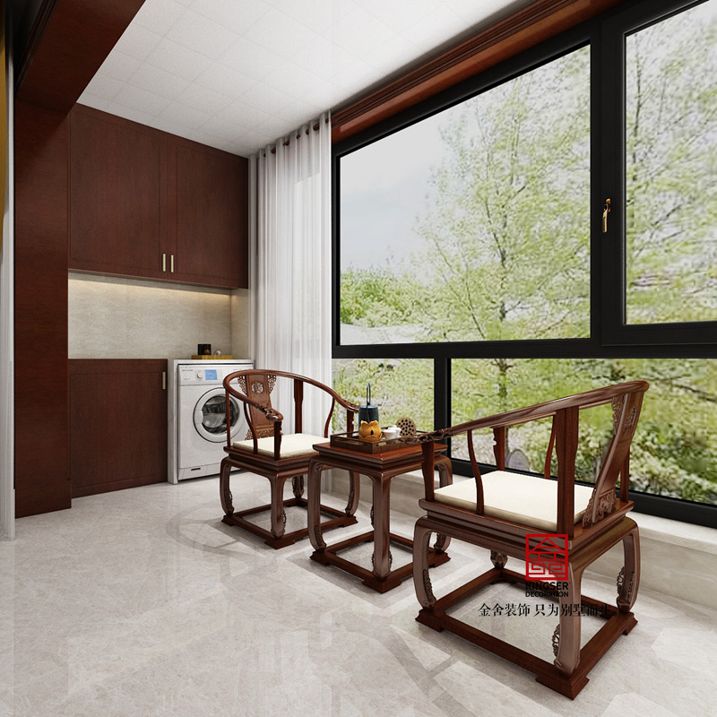 融創(chuàng)中心-217平米-中式效果圖