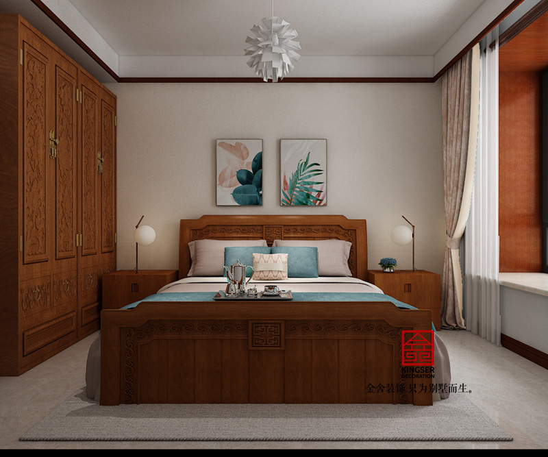 融創(chuàng)中心-217平米-中式效果圖