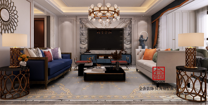 榮盛華府-新古典風(fēng)格-裝修效果圖