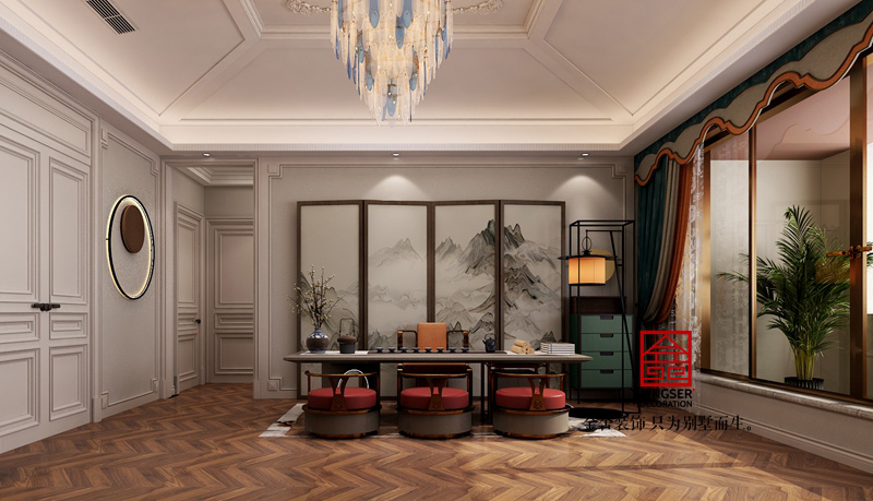 榮盛華府-新古典風(fēng)格-裝修效果圖