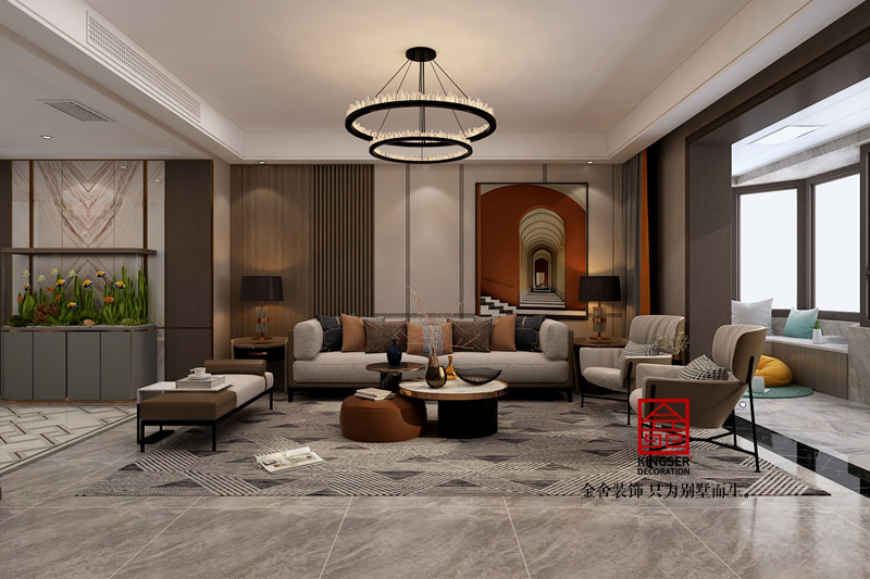 榮盛華府-現代風格-效果圖