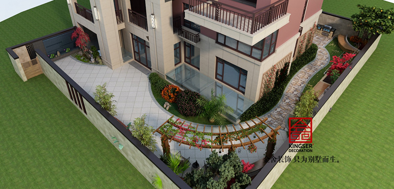 萬合名著-別墅裝修-效果圖