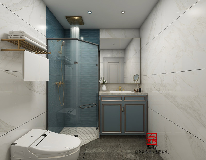 榮盛華府-美式風(fēng)格-裝修效果圖