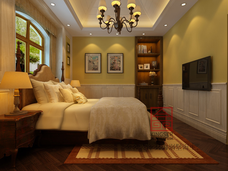 原河名墅-別墅裝修-現代簡約風格效果圖