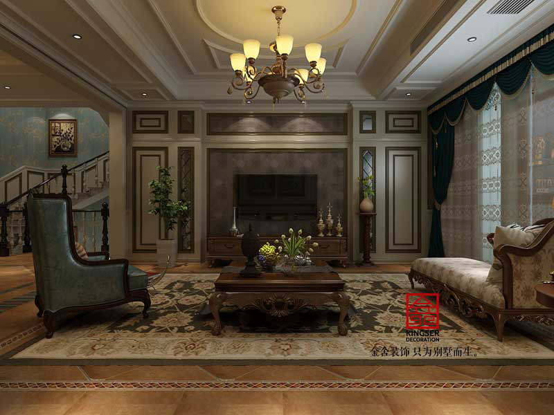 自建別墅-美式風格-裝修設計