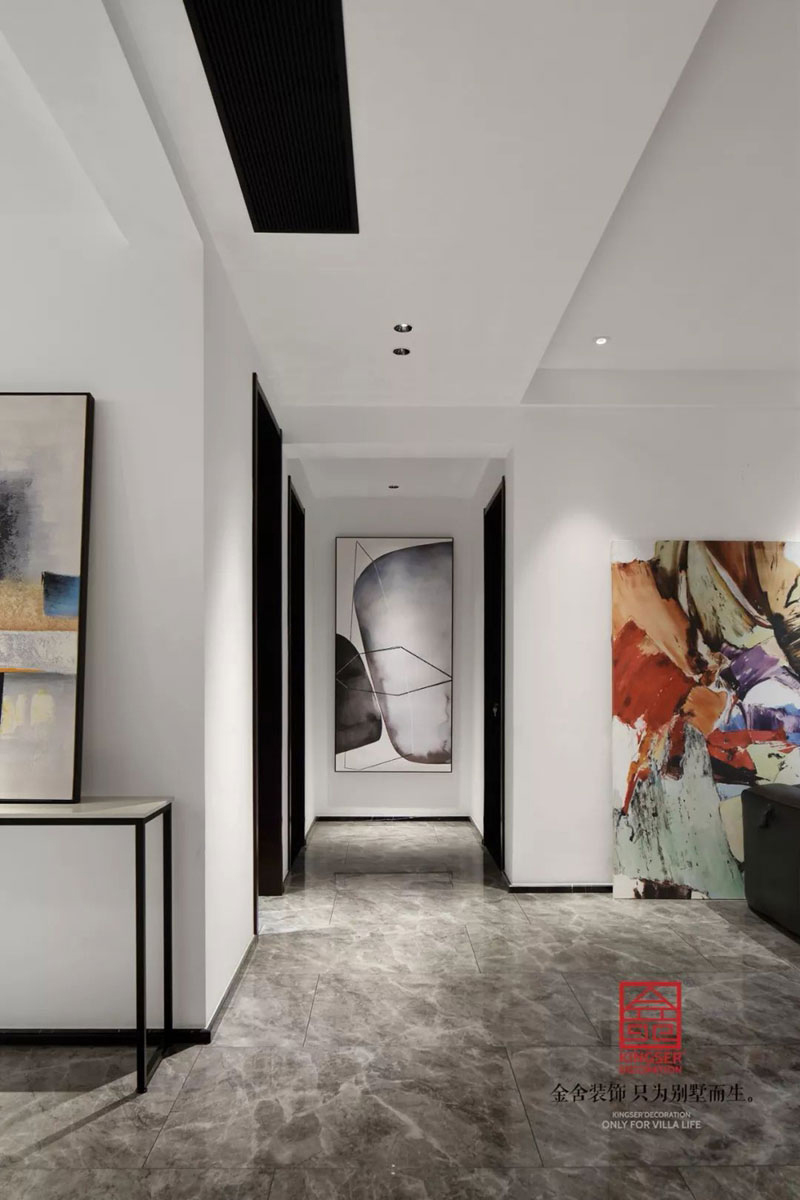 天山九峯175㎡裝修-玄關實景圖