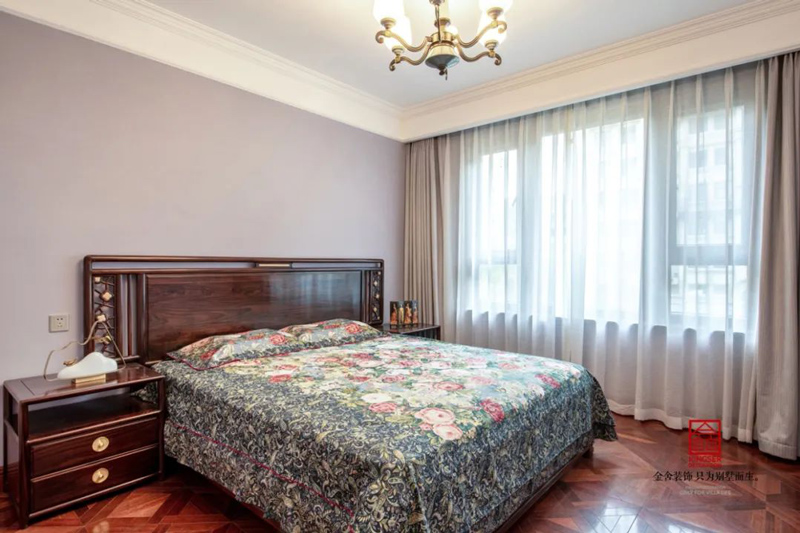 天山國賓壹號裝修-新中式風格實景圖