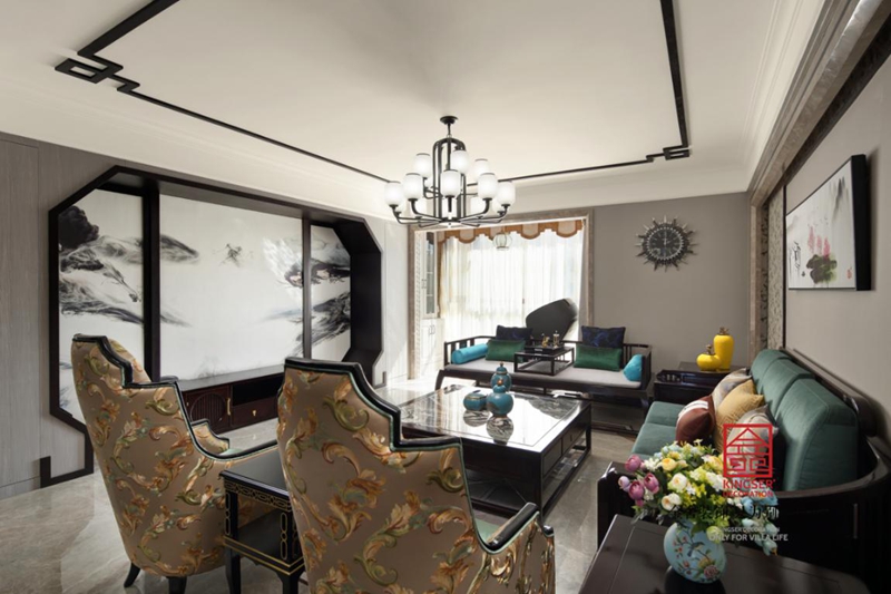 珺合府-新中式風格-裝修實景圖