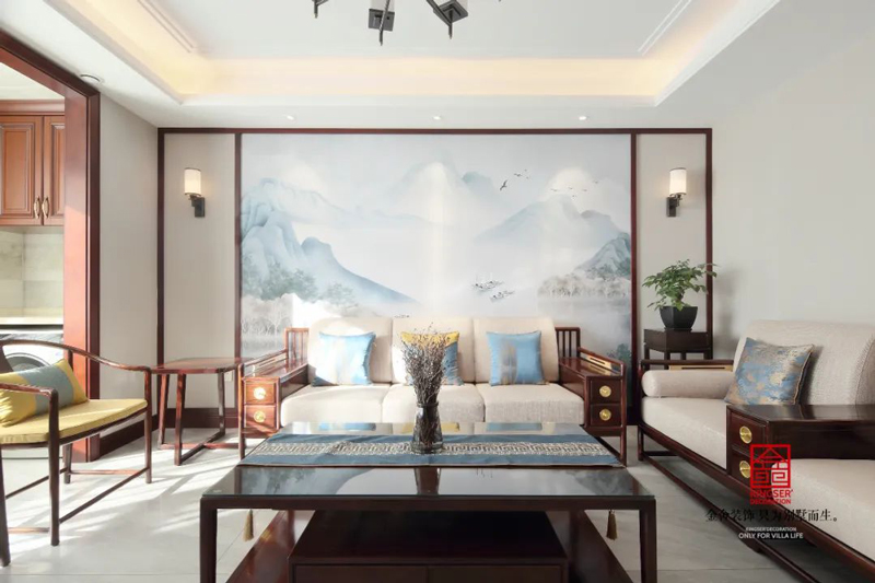 保利拉菲-新中式風格-裝修設計實景圖