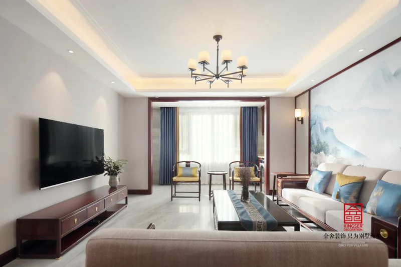 保利拉菲-新中式風格-裝修設計實景圖