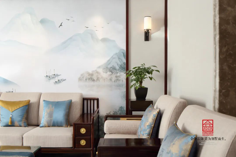 保利拉菲-新中式風格-裝修設計實景圖