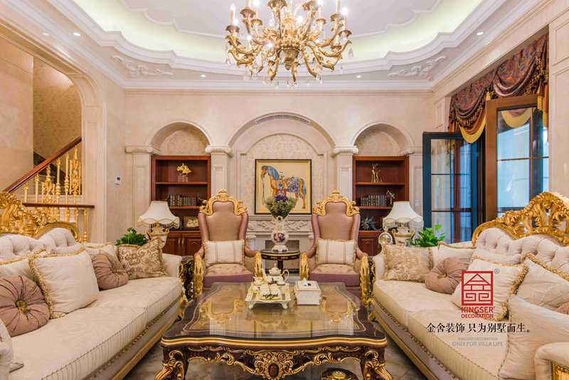 鑫界王府別墅裝修設計歐式風格實景圖