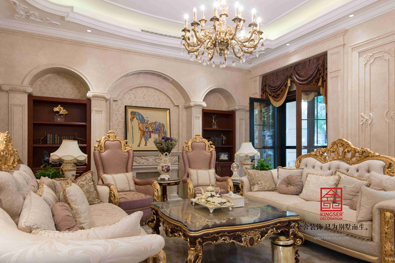 鑫界王府別墅裝修設計歐式風格實景圖