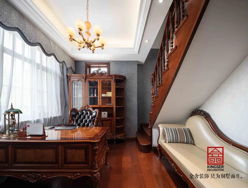 西山林語別墅裝修540㎡歐式風格實景圖