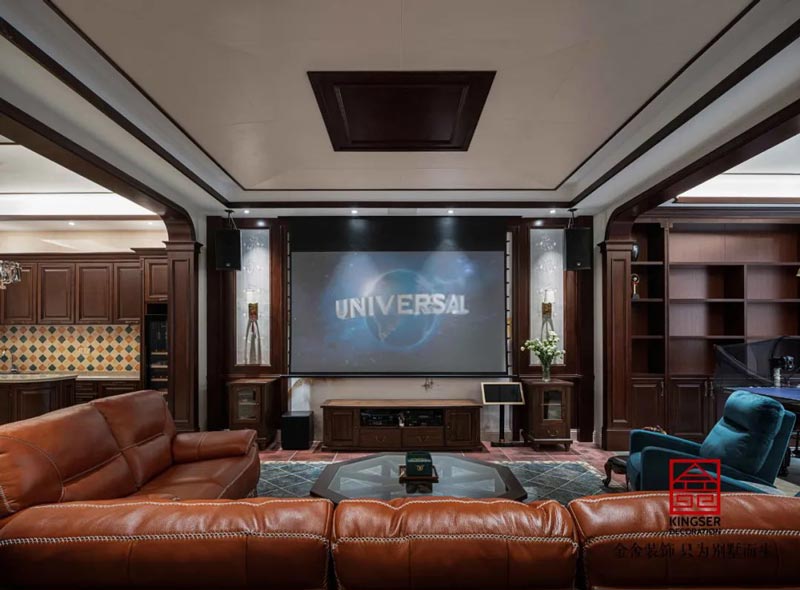 西山林語別墅裝修540㎡歐式風格實景圖