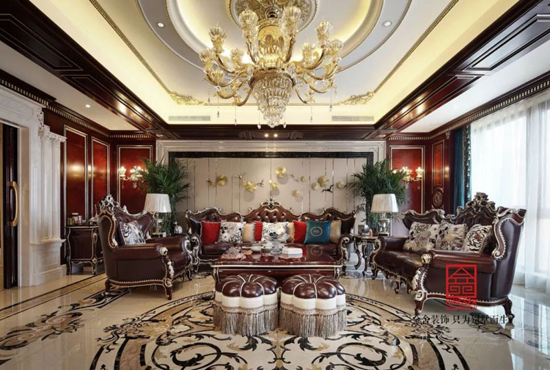 新源燕府500㎡裝修古典歐式風格實景圖