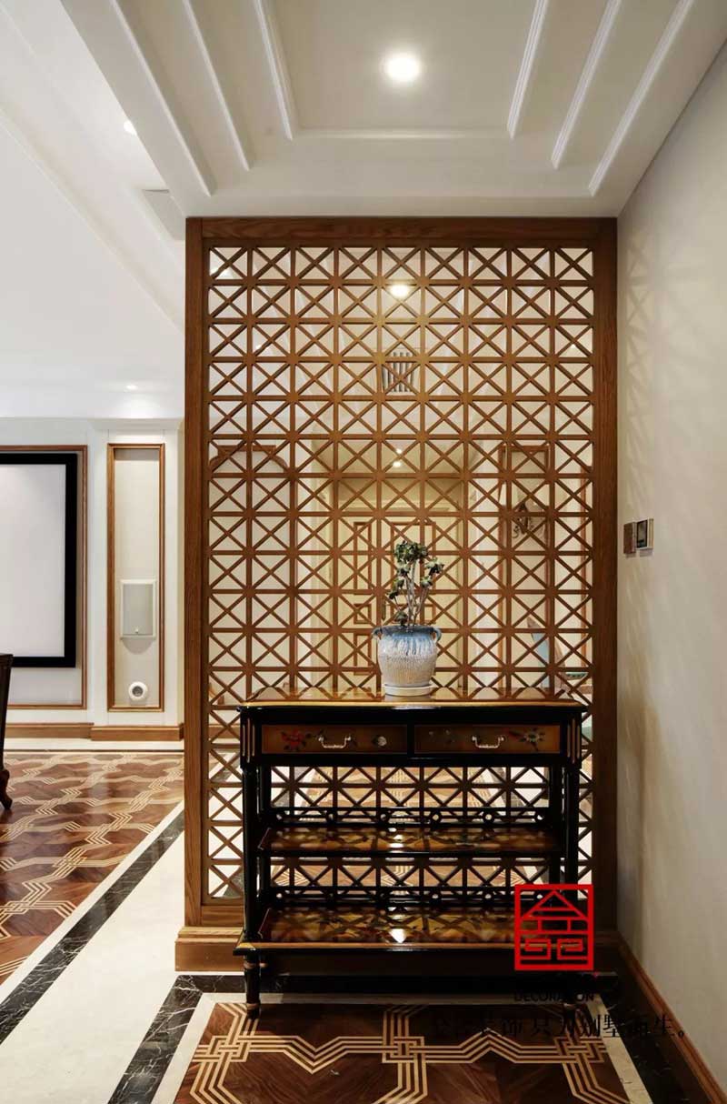 天海譽天下217㎡裝修簡約美式設計實景圖