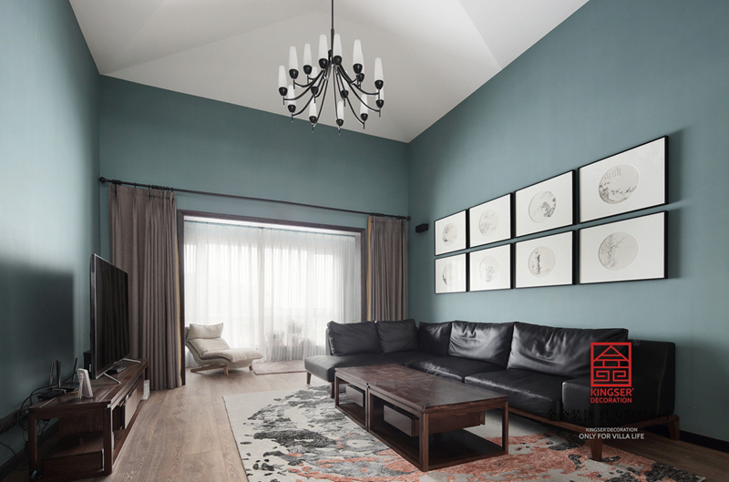 御河上院-現代輕奢風格-裝修設計實景圖