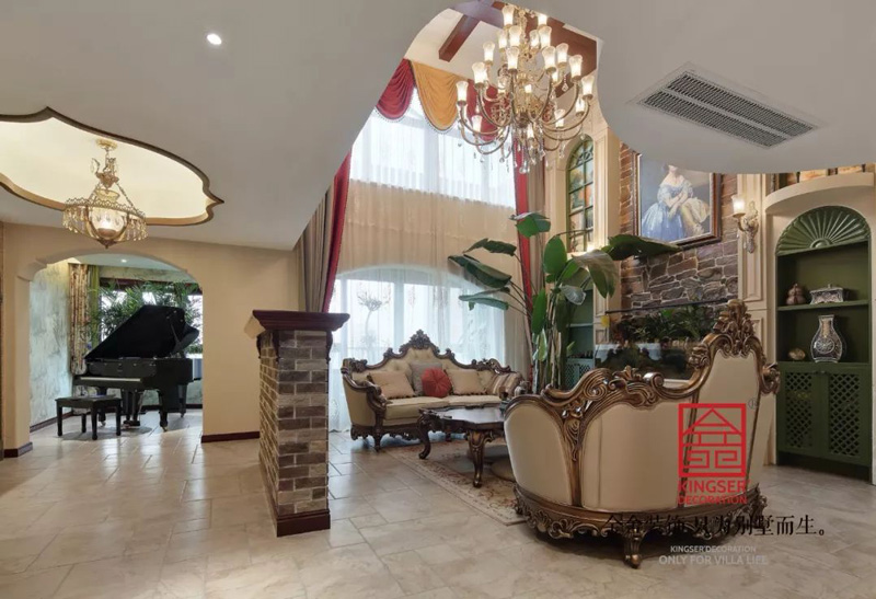 國賓壹號280㎡傳統美式裝修實景圖