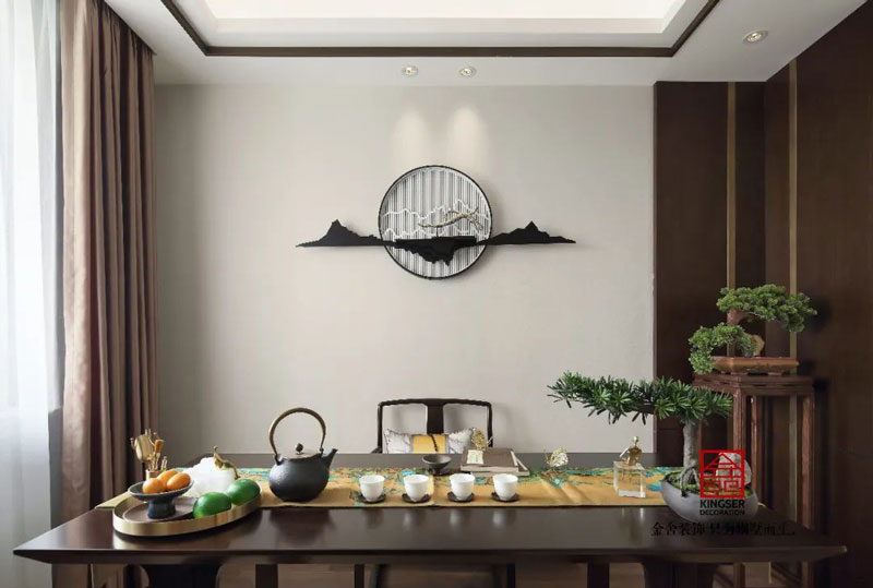 天海容天下樣板間裝修新中式風格實景圖