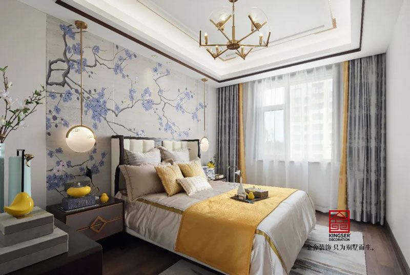 天海容天下樣板間裝修新中式風格實景圖