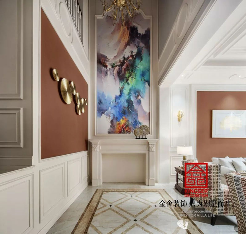 藍郡別墅-裝修設計-美式風格實景圖