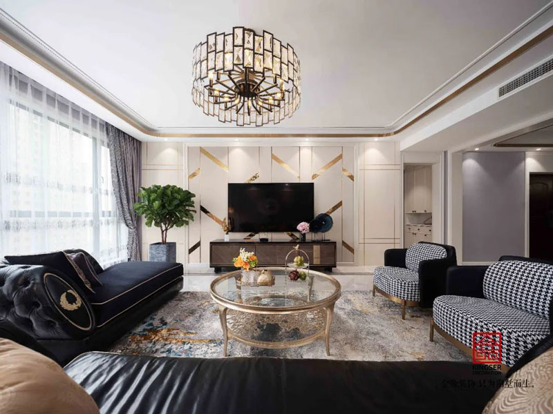 林蔭大院-港式輕奢風(fēng)格-裝修案例實景圖