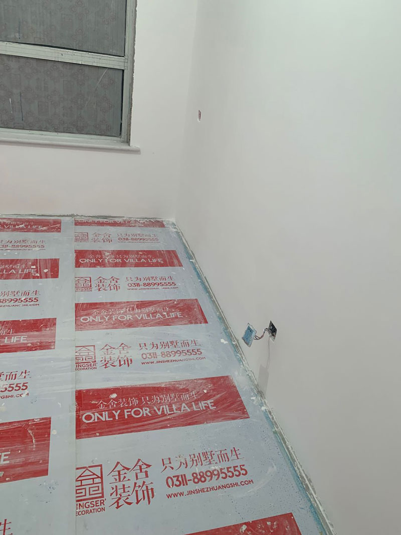 頤和莊園138平米裝修施工現場