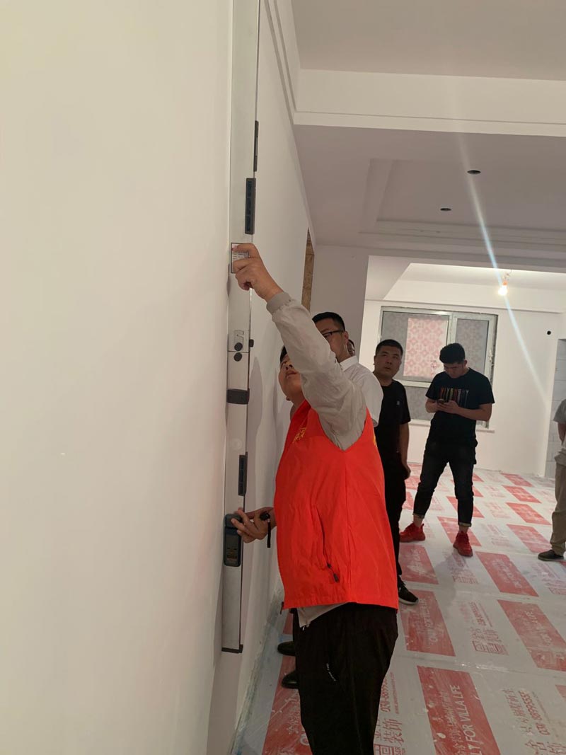 頤和莊園138平米裝修施工現場