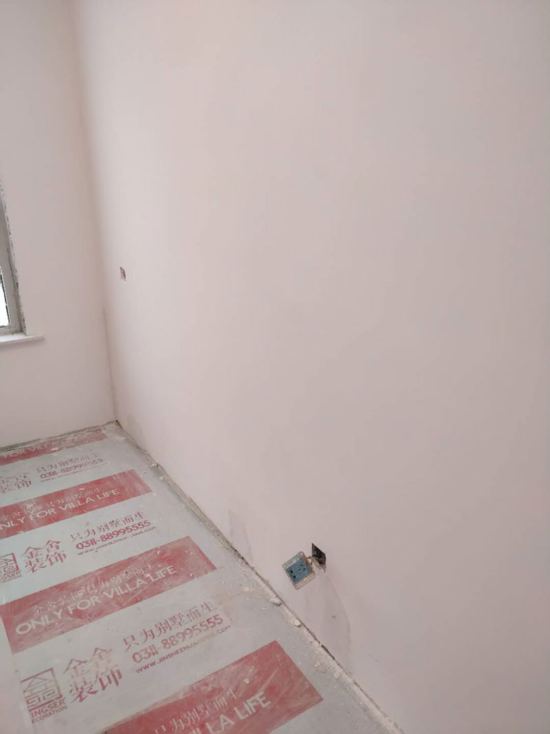 頤和莊園138平米裝修施工現場