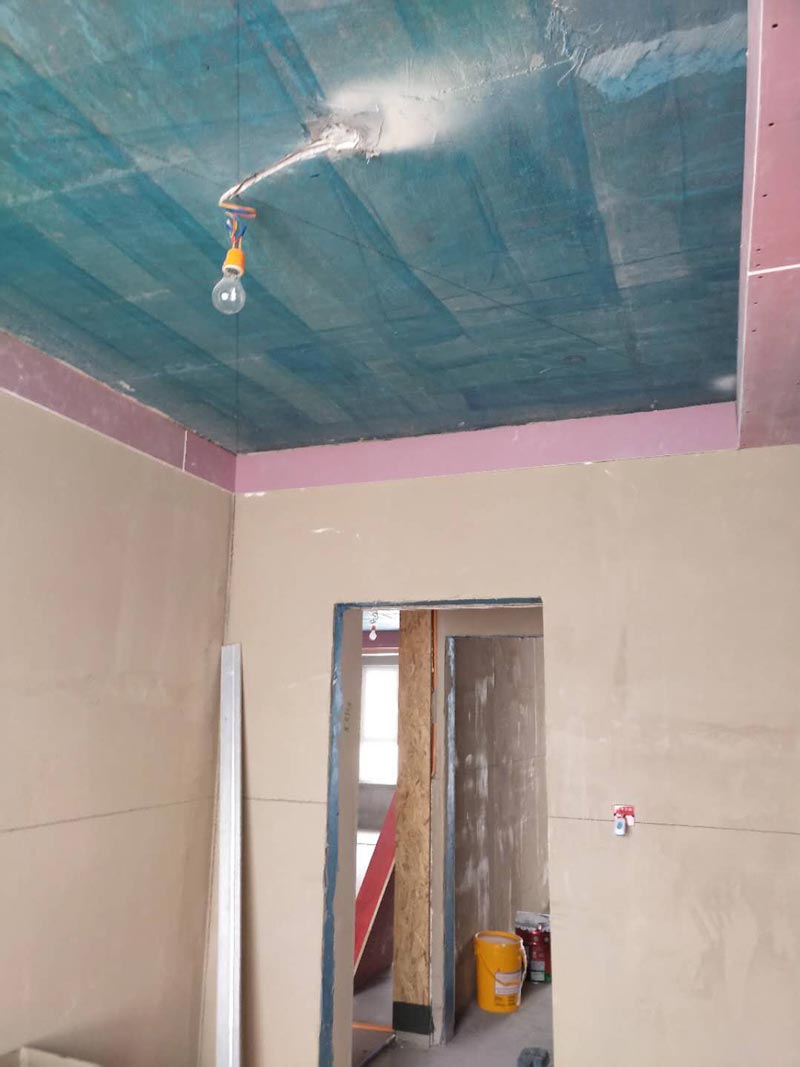 頤和莊園138平米裝修施工現場