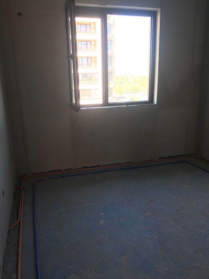 唐山富力盛悅居130平米裝修施工工地