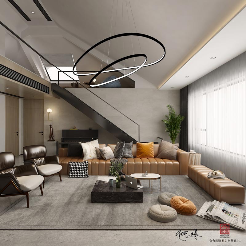 西山林語-洋房裝修-現代風格效果圖