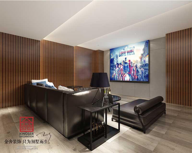 西山林語下疊裝修輕奢風格效果圖