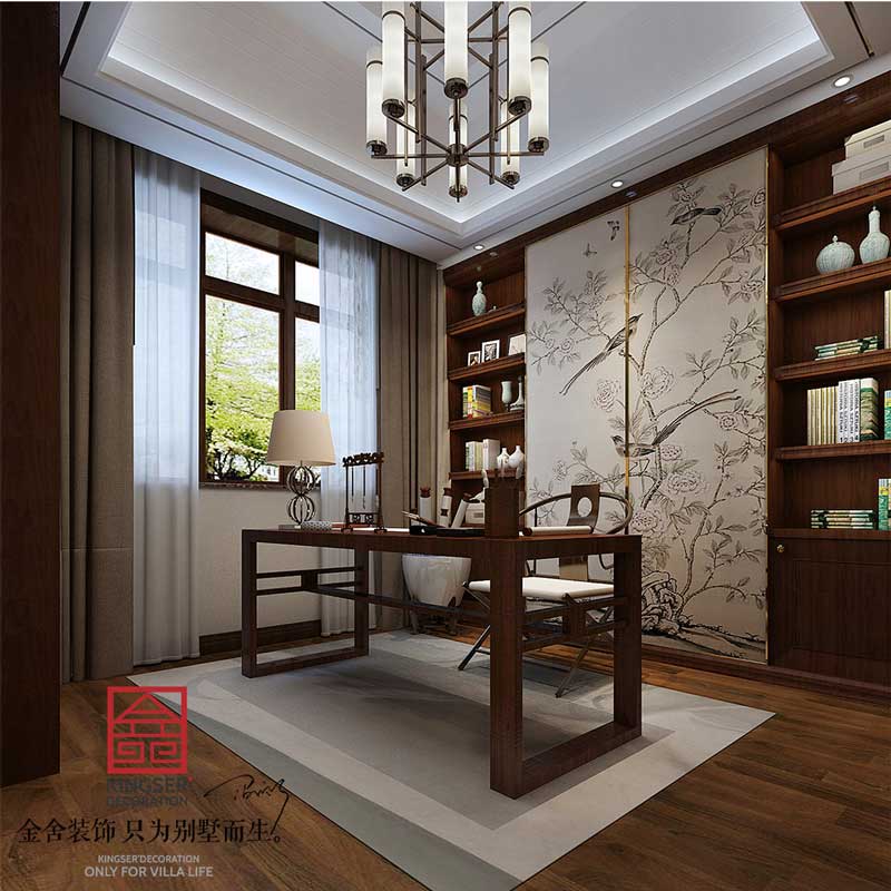 西山林語下疊裝修輕奢風格效果圖