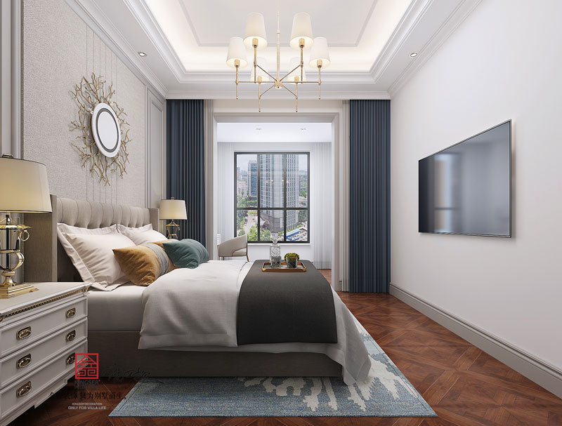 西山林語二期336㎡輕奢風(fēng)格效果圖