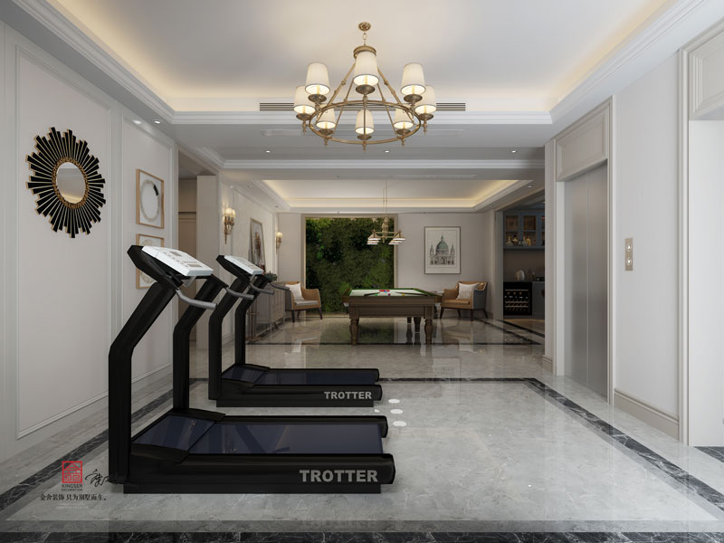 西山林語二期336㎡輕奢風(fēng)格效果圖