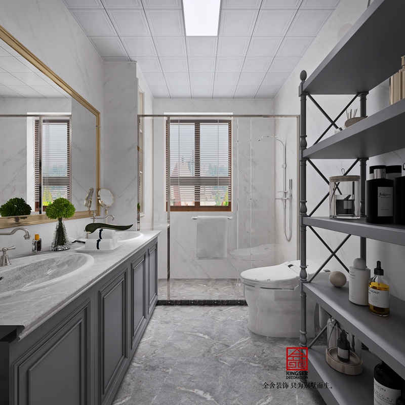 榮盛和府194㎡美式風格研發設計效果圖