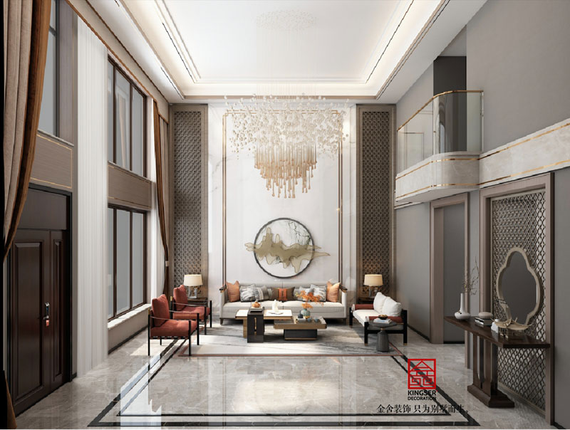 榮盛和府480平米戶型裝修設計