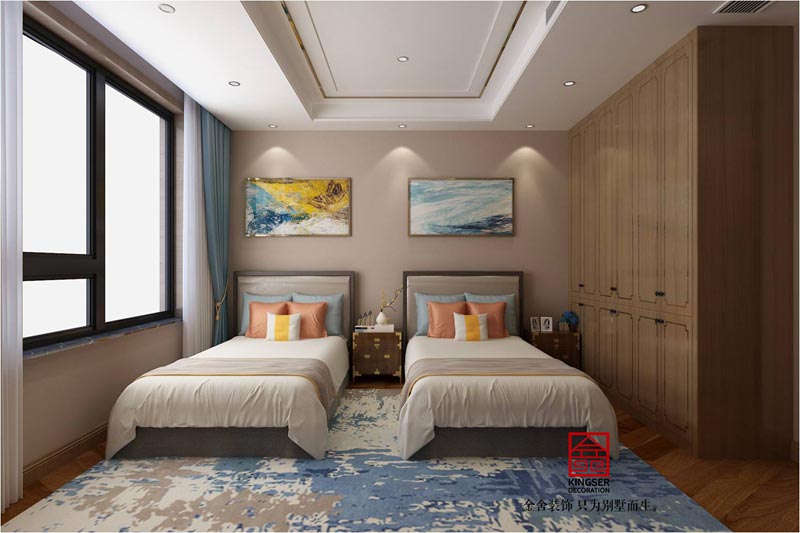 榮盛華府190平米中式風格裝修效果圖