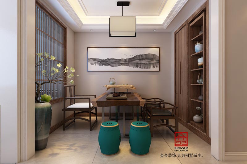 榮盛華府200平米歐式風格裝修設計