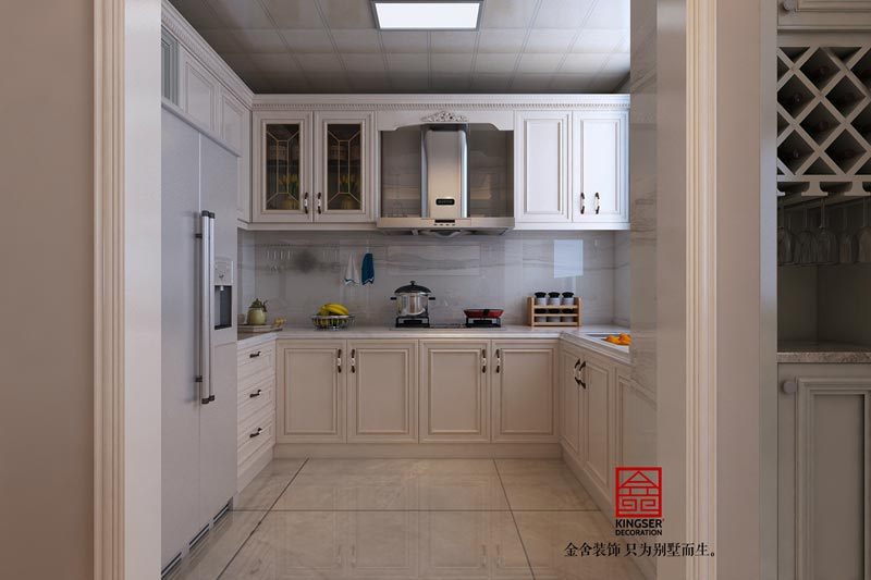 榮盛華府200平米歐式風格裝修設計