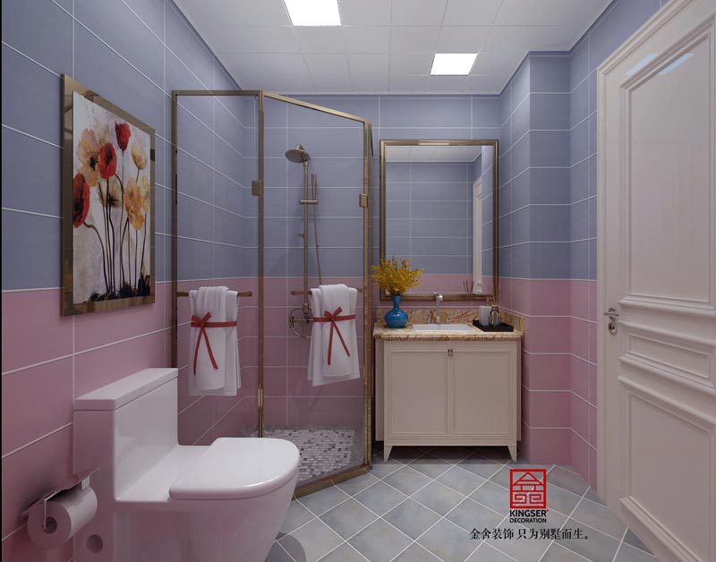 榮盛華府200平米歐式風格裝修設計